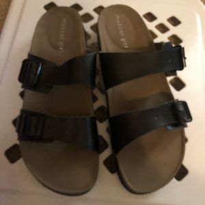 Brand New Black Sandals! Size 10
